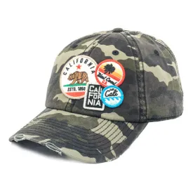 American Needle - Cali Bear Distressed Patch Cap