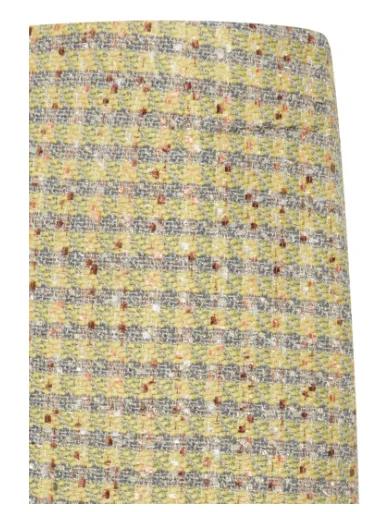 Anecta Skirt -  Lime Green Tweed