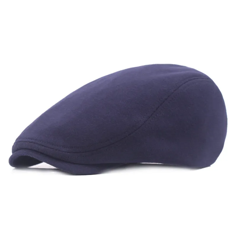 Casual retro solid color beret 12 colors