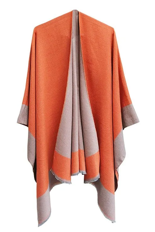 COLORS MATCH TRENDY SHAWL WRAP