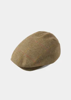 Combrook Men's Extended Peak Tweed Flat Cap In Hawthorn