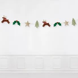 Festive Icon Felt Garland