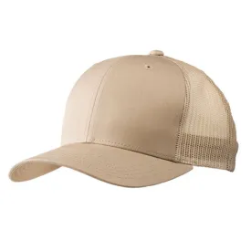 Flexfit - Khaki Retro Snapback Trucker Cap