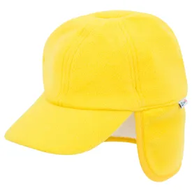 Kids Frosty Fleece Winter Flap Hat - Radiant Yellow