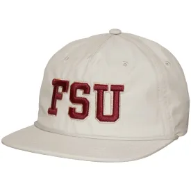 Legacy FSU Adjustable Flat Brim Surfer Cap - Linen