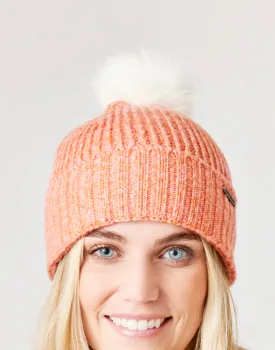 Lucy Beanie: Terracotta Heather - FINAL SALE