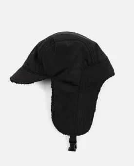 Patta Reversible Flap Cap (Black/Black)